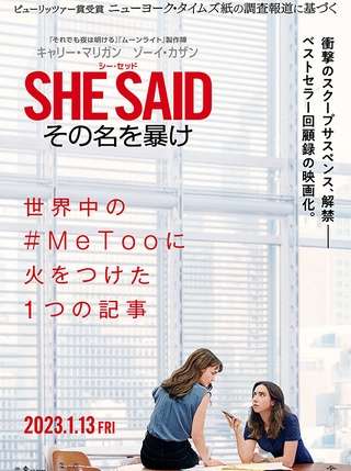 映画『シー・セッド その名を暴け』あらすじ・キャスト・感想ネタバレ！